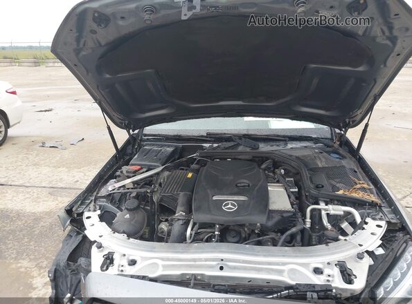 55SWF4KB4HU206058 2017 MERCEDES-BENZ C-CLASS Gray Вид ззаду