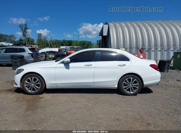 55SWF4KB5HU186712 2017 MERCEDES-BENZ C-CLASS White Widok wnętrza 360 stopni