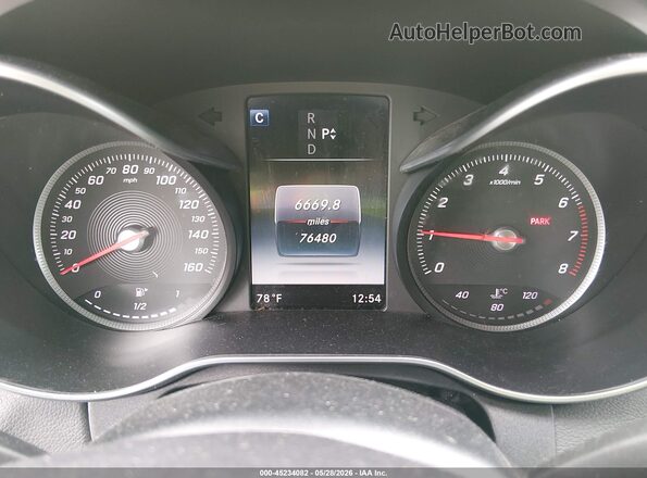 55SWF4KB5HU191943 2017 MERCEDES-BENZ C-CLASS Silver Vista de los asientos traseros