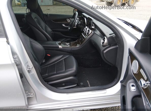 55SWF4KB5HU191943 2017 MERCEDES-BENZ C-CLASS Silver Vista interior delantera