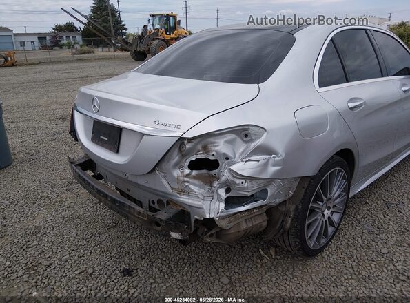 55SWF4KB5HU191943 2017 MERCEDES-BENZ C-CLASS Silver Vista frontal