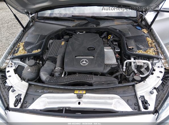 55SWF4KB5HU191943 2017 MERCEDES-BENZ C-CLASS Silver Vista trasera