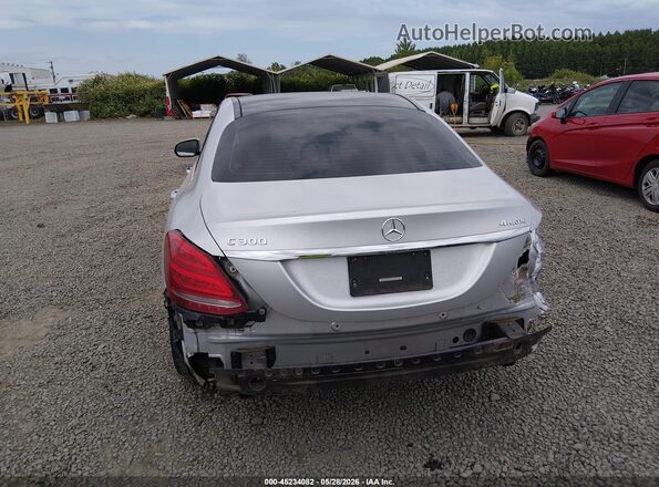 55SWF4KB5HU191943 2017 MERCEDES-BENZ C-CLASS Silver 