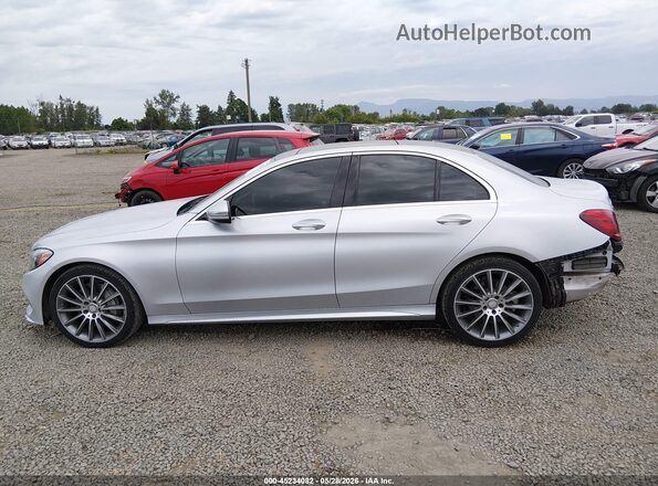 55SWF4KB5HU191943 2017 MERCEDES-BENZ C-CLASS Silver 