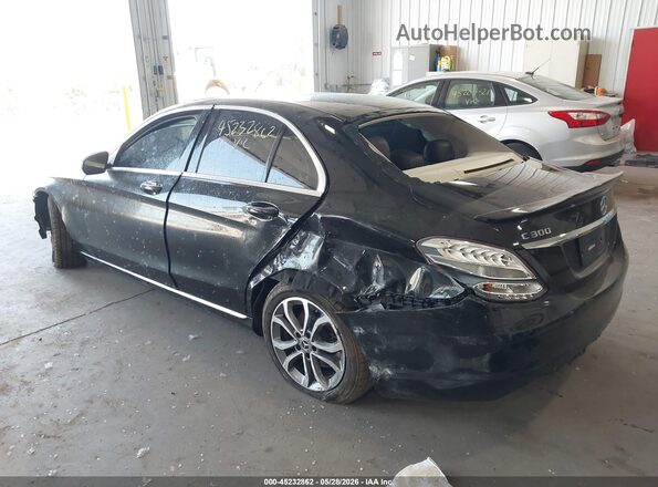 55SWF4KB5HU223595 2017 MERCEDES-BENZ C-CLASS Black Задня ліва чверть