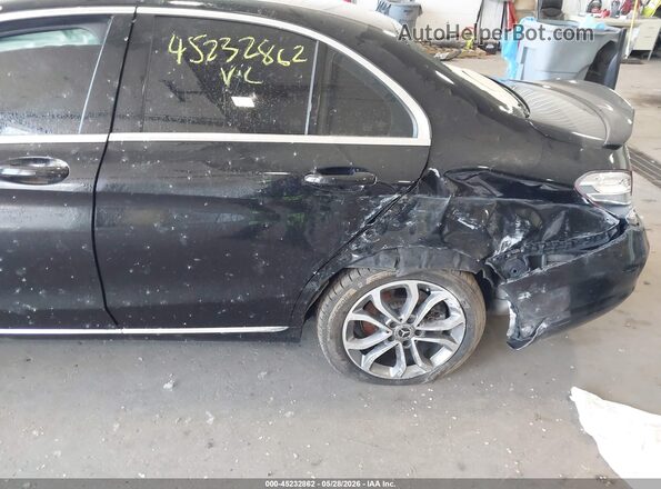 55SWF4KB5HU223595 2017 MERCEDES-BENZ C-CLASS Black Вид спереду