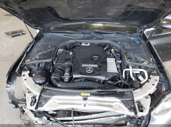 55SWF4KB5HU223595 2017 MERCEDES-BENZ C-CLASS Black Вид ззаду