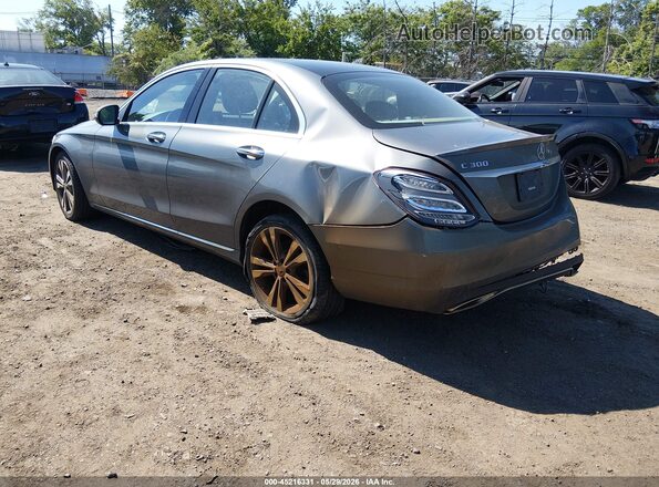 55SWF4KB5JU245456 2018 MERCEDES-BENZ C-CLASS Gray Задня ліва чверть