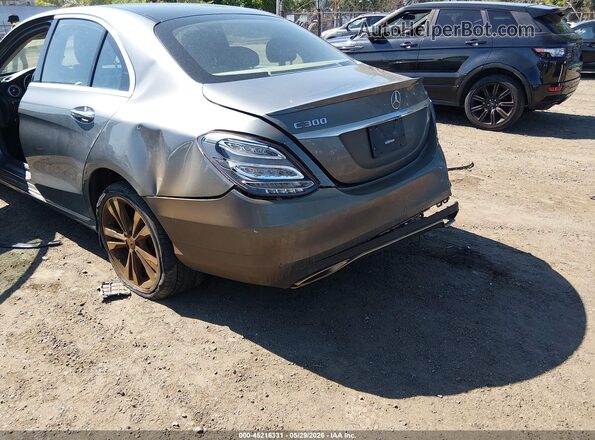 55SWF4KB5JU245456 2018 MERCEDES-BENZ C-CLASS Gray Вид спереду