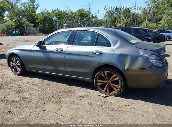 55SWF4KB5JU245456 2018 MERCEDES-BENZ C-CLASS Gray Панорамний вид салону 360°