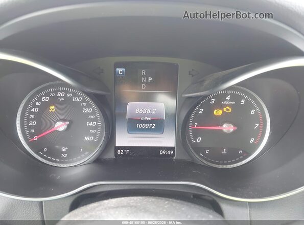 55SWF4KB5JU260216 2018 MERCEDES-BENZ C-CLASS White Widok tylnych siedzeń