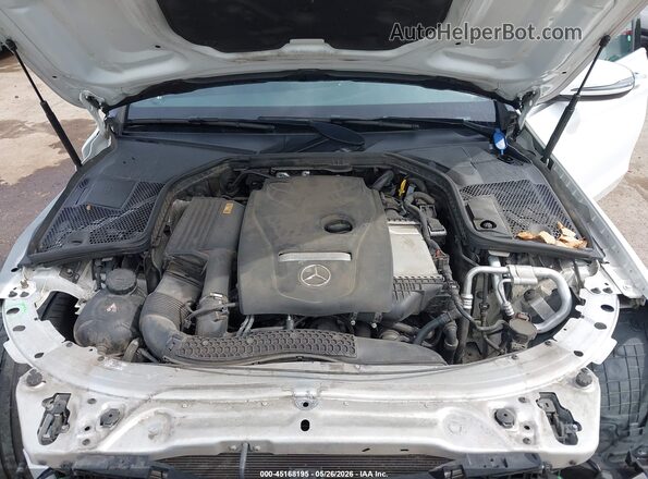55SWF4KB5JU260216 2018 MERCEDES-BENZ C-CLASS White Widok z tyłu