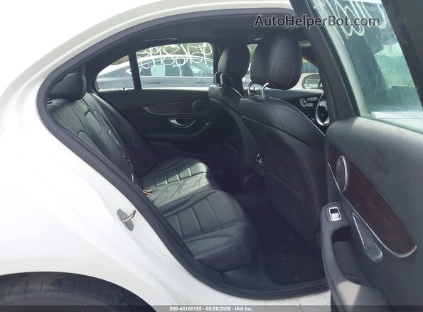 55SWF4KB5JU260216 2018 MERCEDES-BENZ C-CLASS White Widok naklejki z numerem VIN