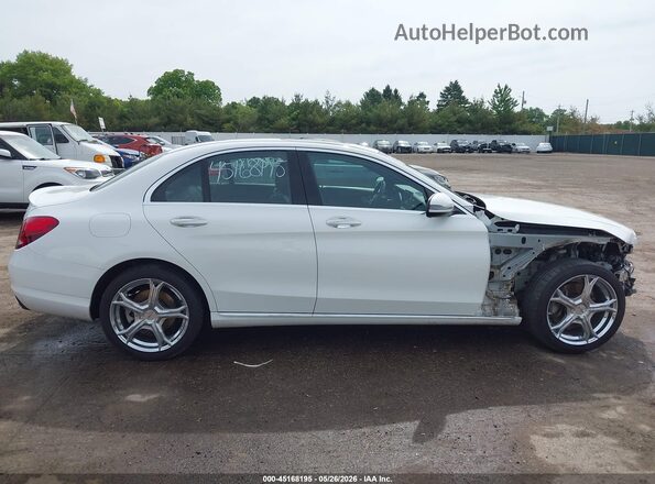 55SWF4KB5JU260216 2018 MERCEDES-BENZ C-CLASS White Widok wnętrza 360 stopni
