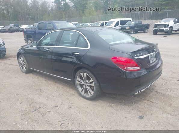 55SWF4KB6GU113671 2016 MERCEDES-BENZ C-CLASS Black Հետևի ձախ