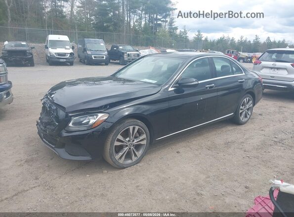 55SWF4KB6GU113671 2016 MERCEDES-BENZ C-CLASS Black Առջևի ձախ երեք քառորդ տեսարան