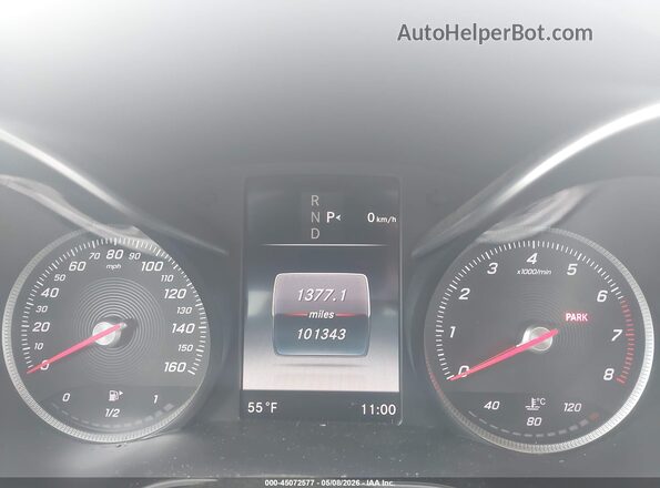 55SWF4KB6GU113671 2016 MERCEDES-BENZ C-CLASS Black Հետևի նստատեղերի տեսք