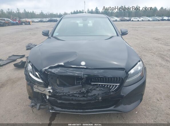 55SWF4KB6GU113671 2016 MERCEDES-BENZ C-CLASS Black Դիմացի տեսք