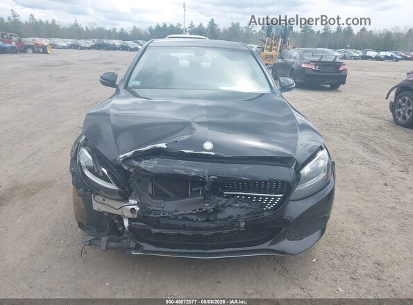 55SWF4KB6GU113671 2016 MERCEDES-BENZ C-CLASS Black Սալոնի հետևի տեսք
