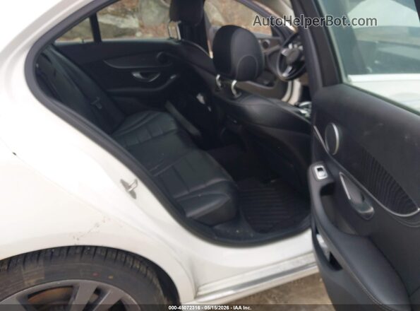 55SWF4KB6GU134813 2016 MERCEDES-BENZ C-CLASS White VIN կոդի պիտակի տեսք
