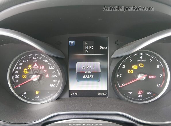 55SWF4KB8GU135056 2016 MERCEDES-BENZ C-CLASS Gray Հետևի նստատեղերի տեսք