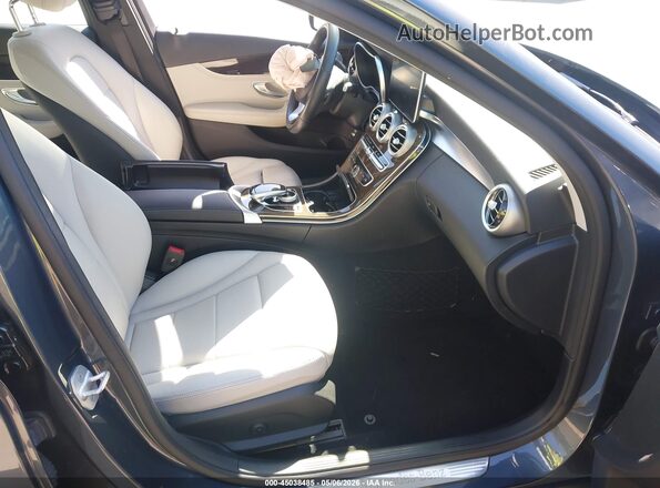55SWF4KB8GU135056 2016 MERCEDES-BENZ C-CLASS Gray Սալոնի դիմացի տեսք