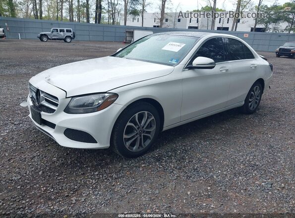 55SWF4KB8HU187675 2017 MERCEDES-BENZ C-CLASS White 