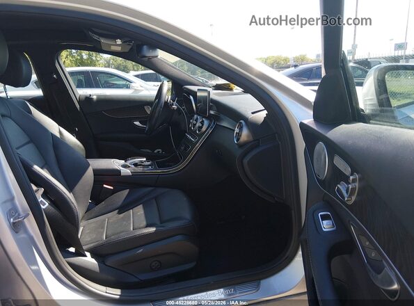 55SWF4KB8JU260890 2018 MERCEDES-BENZ C-CLASS Silver წინა სალონის ხედი