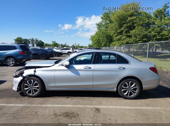 55SWF4KB8JU260890 2018 MERCEDES-BENZ C-CLASS Silver სალონის 360-გრადუსიანი ხედი