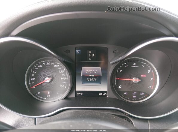 55SWF4KB9HU185305 2017 MERCEDES-BENZ C-CLASS Red უკანა სავარძლების ხედი