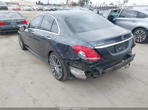 55SWF4KBXGU111549 2016 MERCEDES-BENZ C-CLASS Серый 
