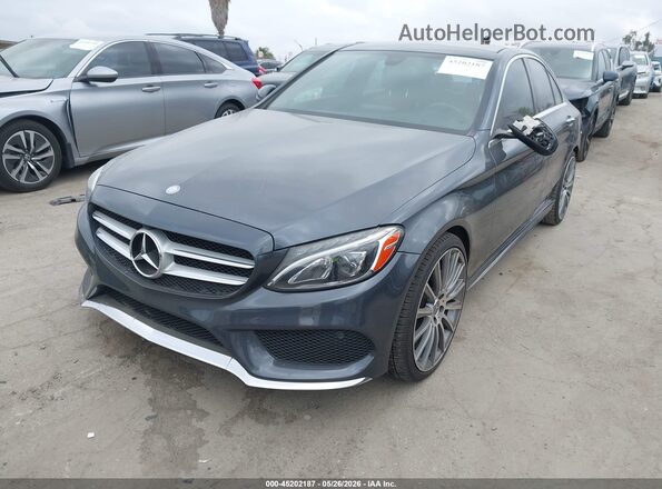 55SWF4KBXGU111549 2016 MERCEDES-BENZ C-CLASS Серый 