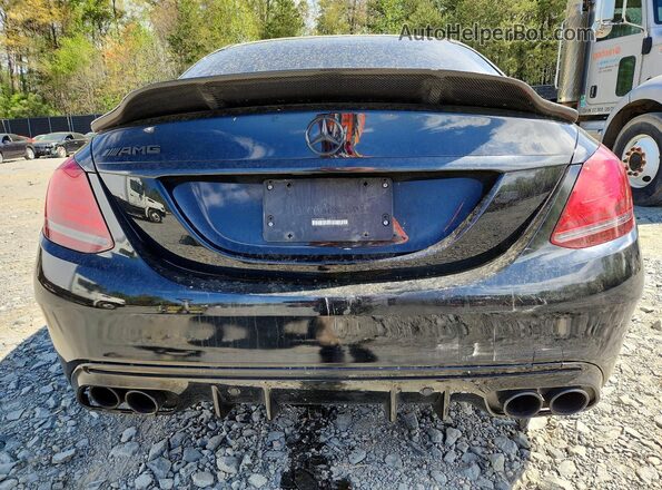 55SWF6EB0LU330716 2020 MERCEDES-BENZ C Black Հետևի տեսք