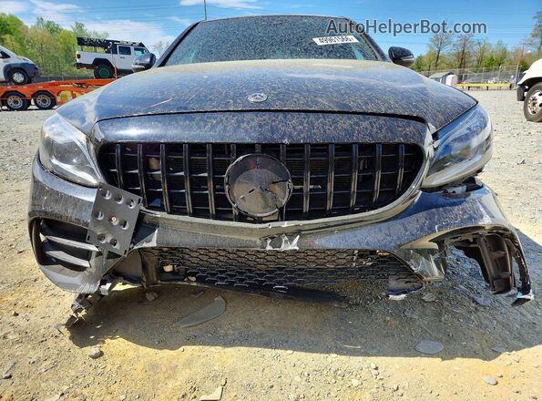 55SWF6EB0LU330716 2020 MERCEDES-BENZ C Black Դիմացի տեսք