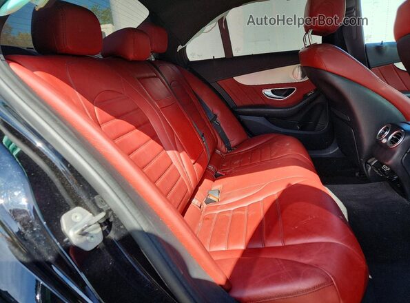 55SWF6EB0LU330716 2020 MERCEDES-BENZ C Black Հետևի նստատեղերի տեսք