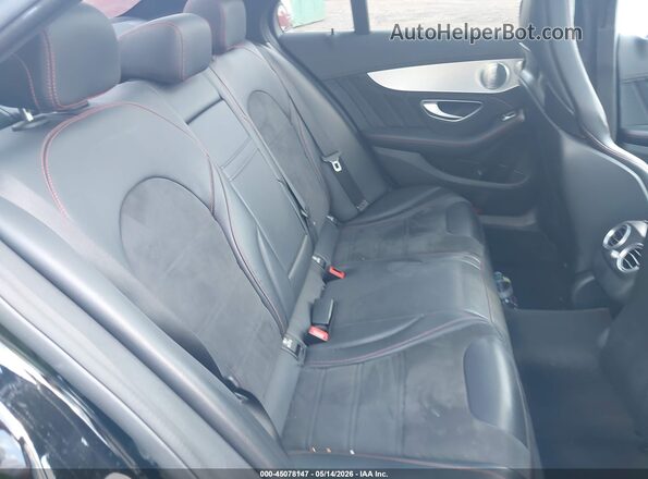 55SWF6EB1JU252816 2018 MERCEDES-BENZ AMG C 43 Black Widok naklejki z numerem VIN