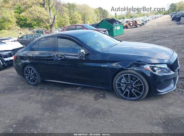 55SWF6EB1JU252816 2018 MERCEDES-BENZ AMG C 43 Black Widok wnętrza z tyłu