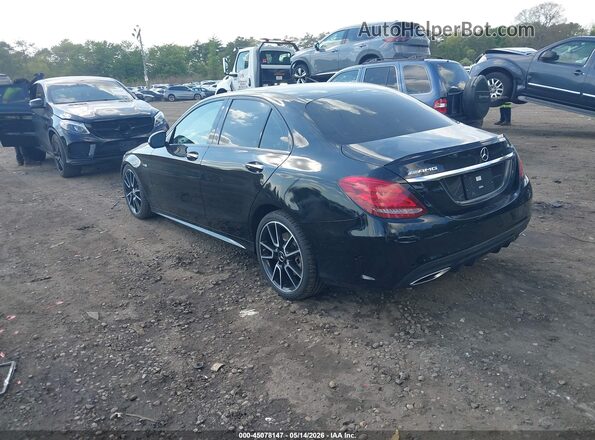 55SWF6EB1JU252816 2018 MERCEDES-BENZ AMG C 43 Black Tył lewy