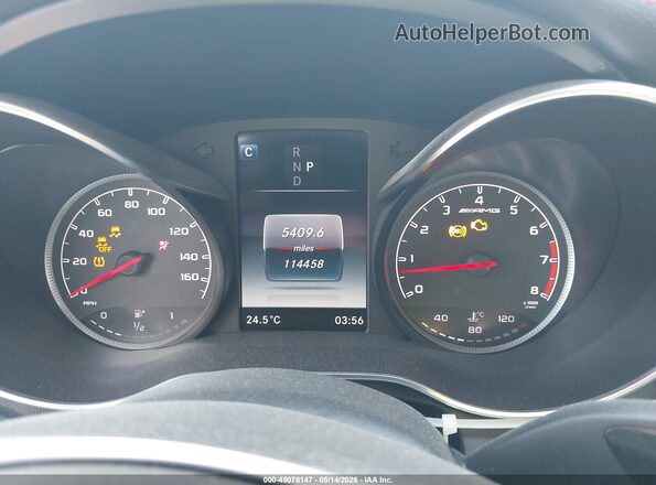 55SWF6EB1JU252816 2018 MERCEDES-BENZ AMG C 43 Black Widok tylnych siedzeń