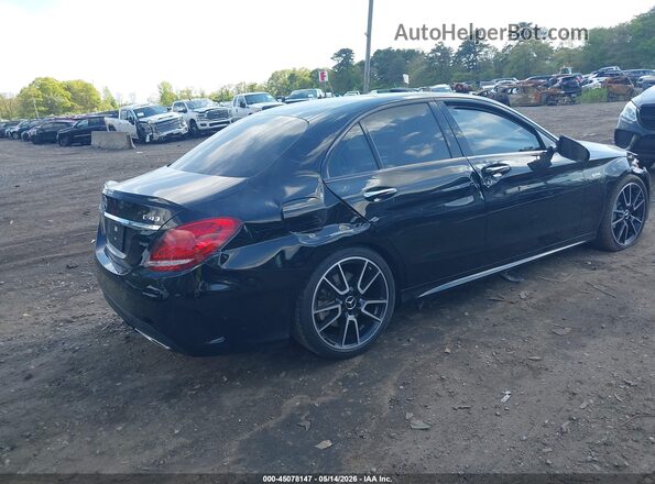 55SWF6EB1JU252816 2018 MERCEDES-BENZ AMG C 43 Black Tył prawy