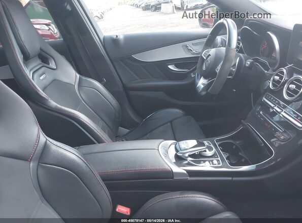 55SWF6EB1JU252816 2018 MERCEDES-BENZ AMG C 43 Black Widok wnętrza z przodu