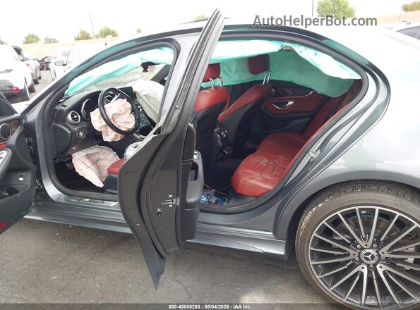 55SWF6EB1JU266683 2018 MERCEDES-BENZ AMG C 43 Серый Вид наклейки с VIN-кодом