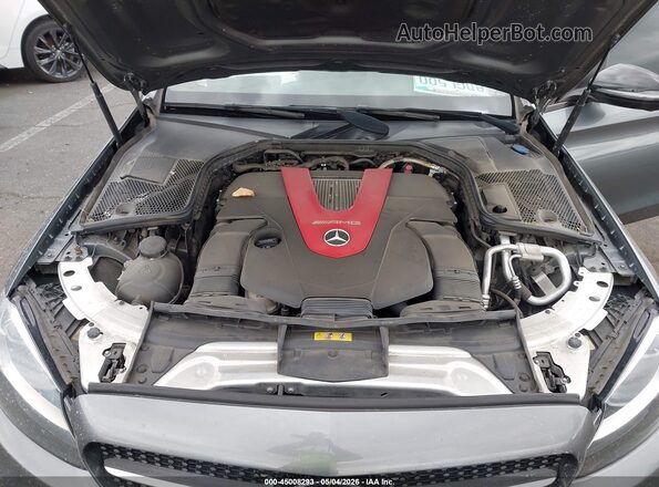 55SWF6EB1JU266683 2018 MERCEDES-BENZ AMG C 43 Серый Вид сзади