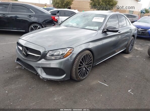 55SWF6EB1JU266683 2018 MERCEDES-BENZ AMG C 43 Серый 