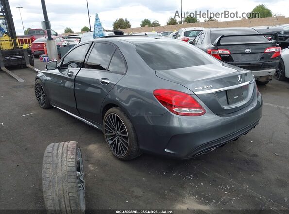 55SWF6EB1JU266683 2018 MERCEDES-BENZ AMG C 43 Серый Задняя левая четверть
