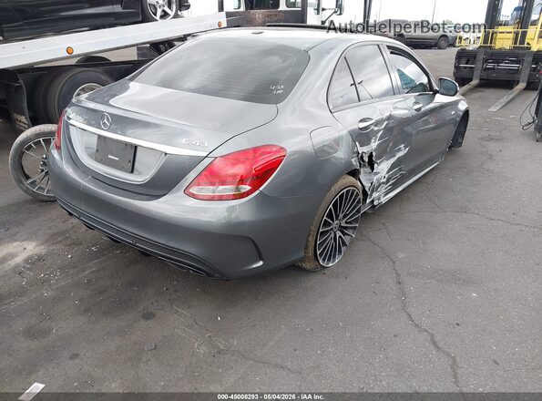 55SWF6EB1JU266683 2018 MERCEDES-BENZ AMG C 43 Серый Задняя правая четверть