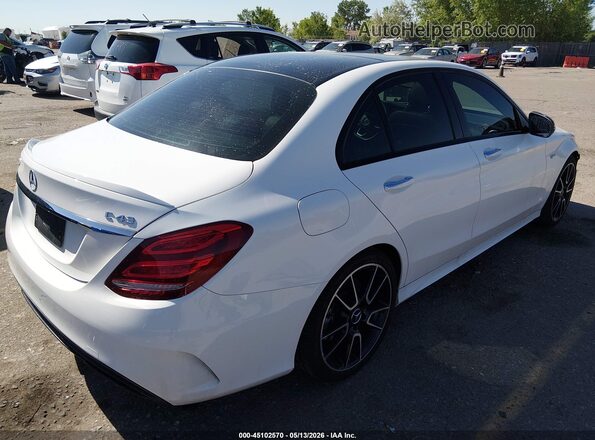 55SWF6EB1JU275559 2018 MERCEDES-BENZ AMG C 43 White 