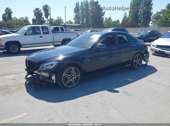 55SWF6EB2HU210178 2017 MERCEDES-BENZ AMG C 43 Black Vista tres cuartos delantera izquierda