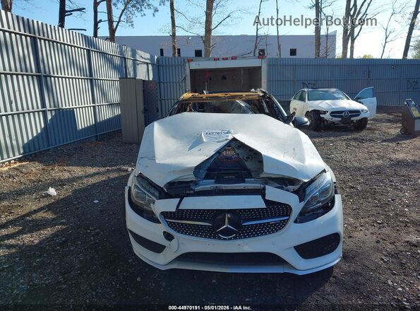 55SWF6EB2JU243767 2018 MERCEDES-BENZ AMG C 43 White Widok zestawu wskaźników
