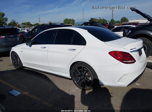 55SWF6EB2JU247799 2018 MERCEDES-BENZ AMG C 43 White Widok wnętrza 360 stopni